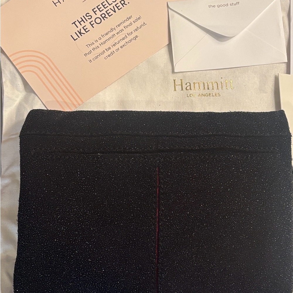 Hammitt Black and Red Small VIP gunmetal Crossbody Bag with box - Picture 9 of 16